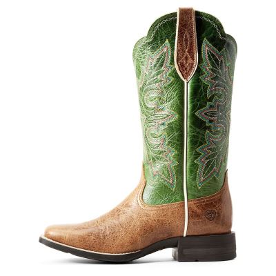 Ariat Breakout - Western Laarzen Khaki / Groen Dames - 16108-982